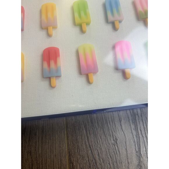 Popsicle Wall Art Modern Pop Art 3D Ice Cream Sculpture Acrylic Frame 12x12 - Picture 5 of 11